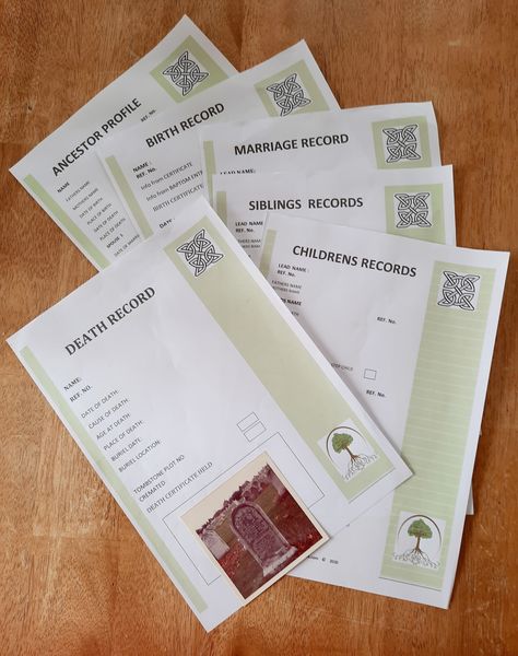Genealogy Stationary : Basic Package x 1