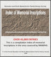 Index of Memorial Inscriptions