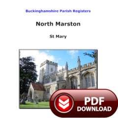 Buckinghamshire, North Marston Parish Registers - PDF Download