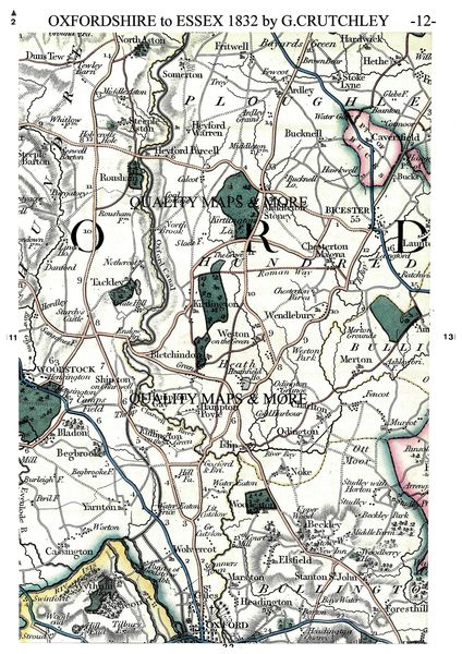 BICESTER & OXFORD North area 1832