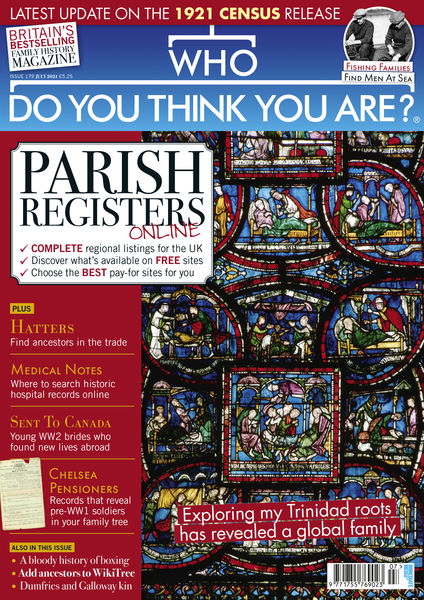 July 2021 Who Do You Think You Are? Magazine