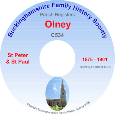 Bucks Olney Parish Registers