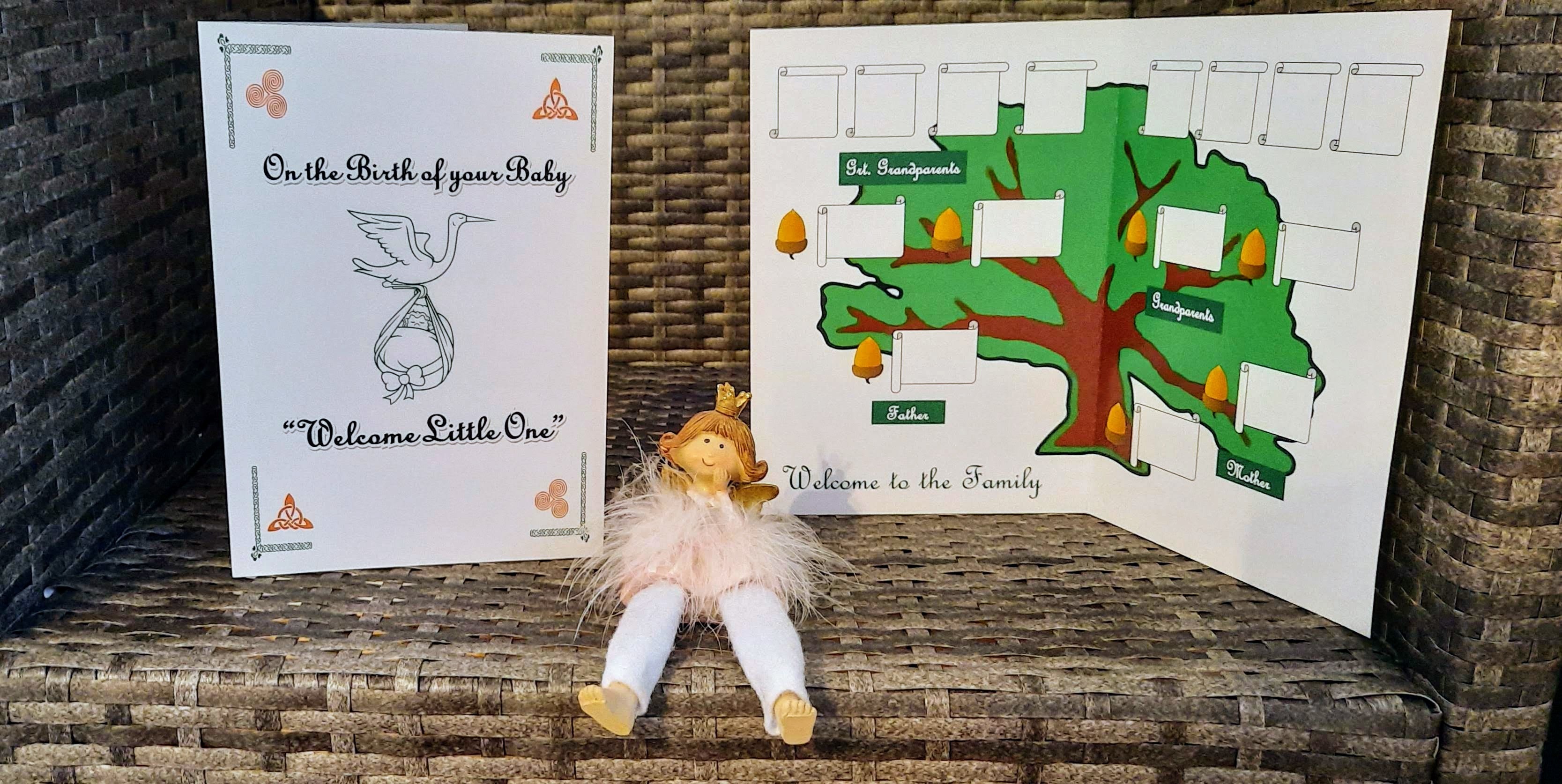Birth of a baby card 