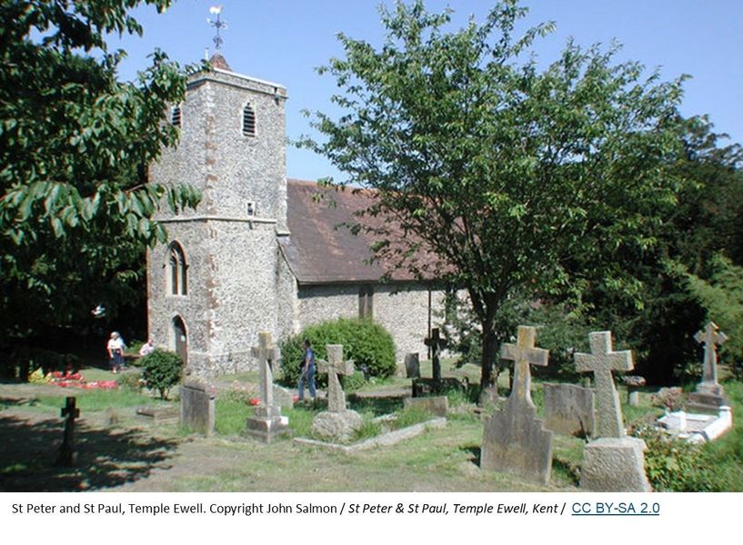 Temple Ewell church
