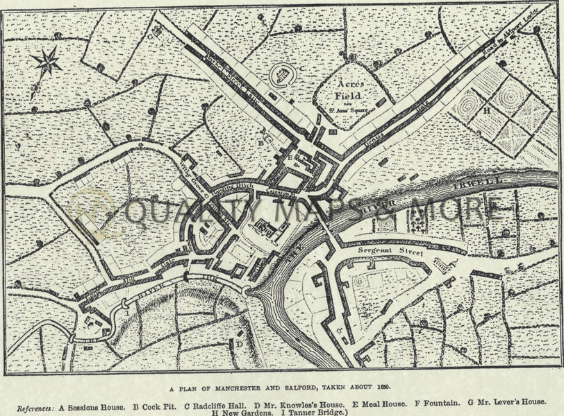 MANCHESTER & SALFORD circa 1650 | Parish Chest