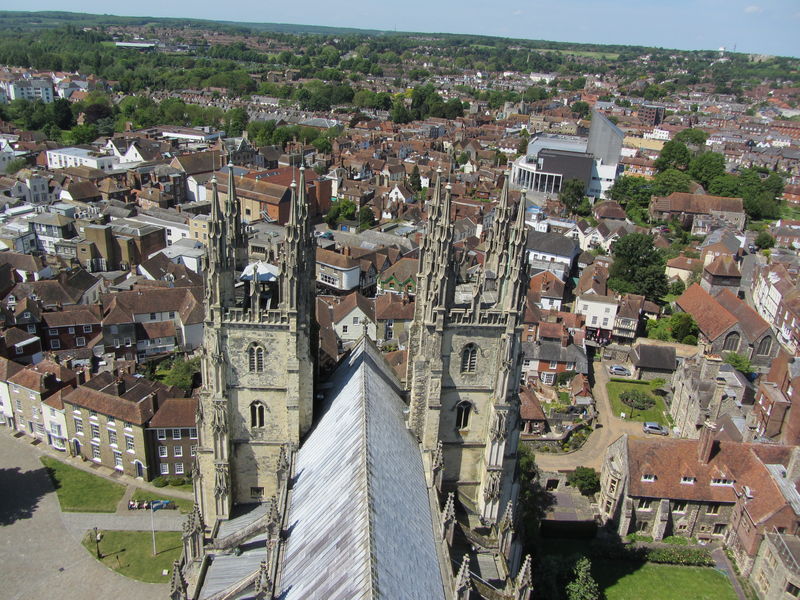 Canterbury city rom bell tower