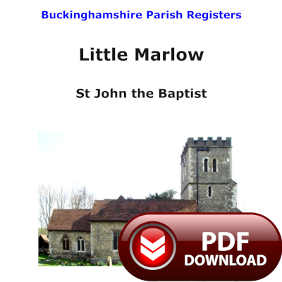 Buckinghamshire, Little Marlow Parish Registers - PDF Download