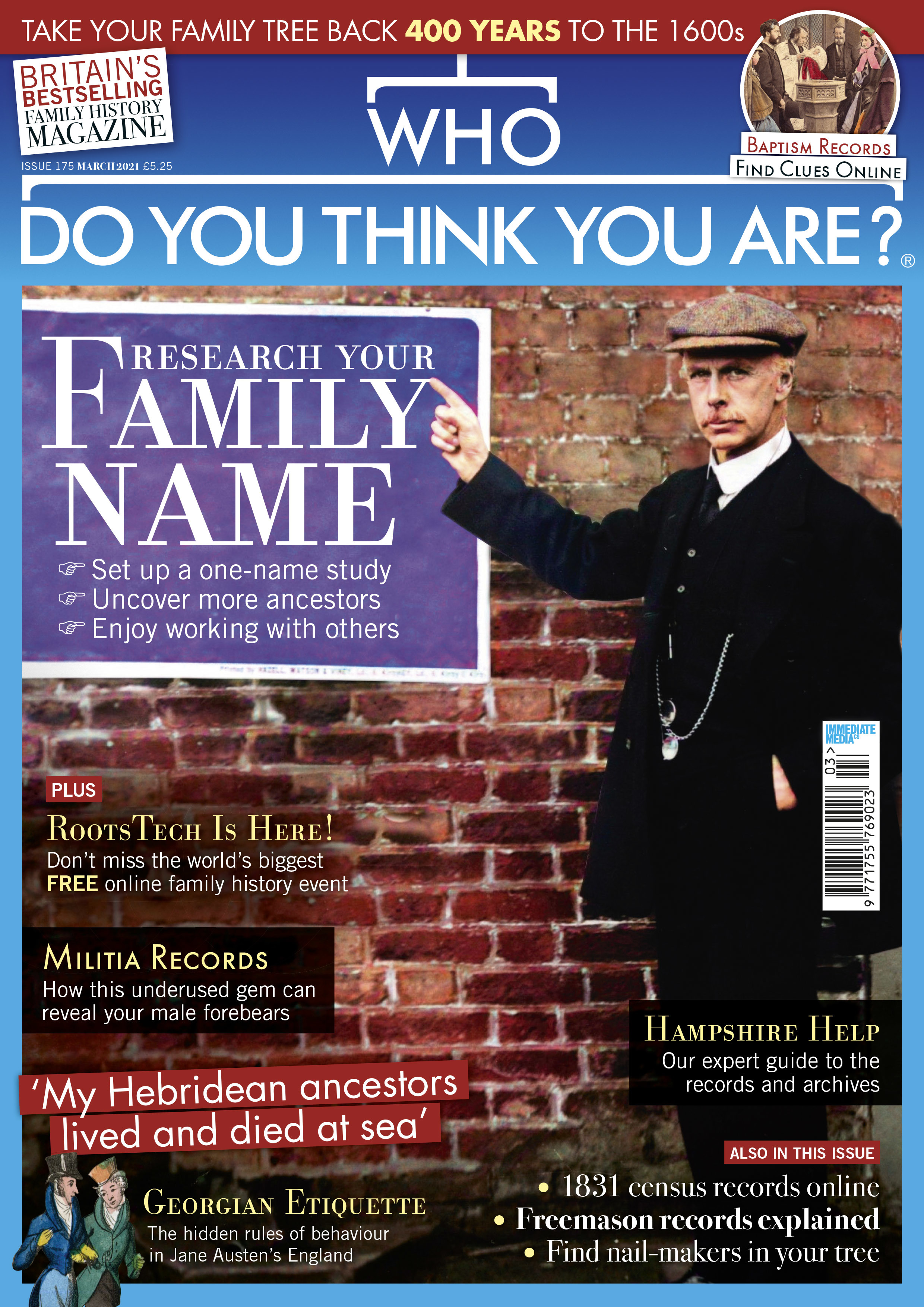 March issue Who Do You Think You Are? Magazine