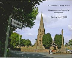Cover image for zip 17b - Halsall graves & MIs.