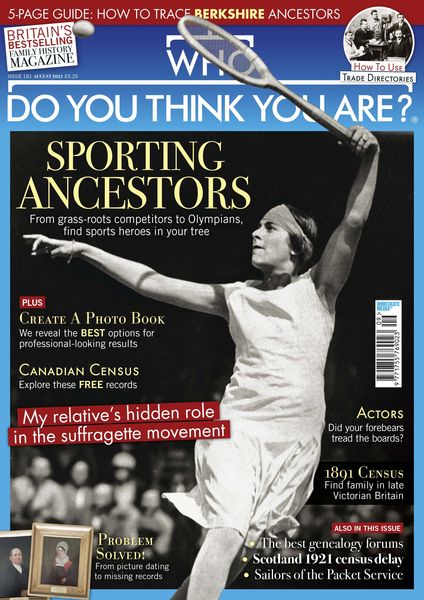 August issue 2021, Who Do You Think You Are? Magazine