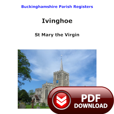 Buckinghamshire, Ivinghoe Parish Registers - PDF Download