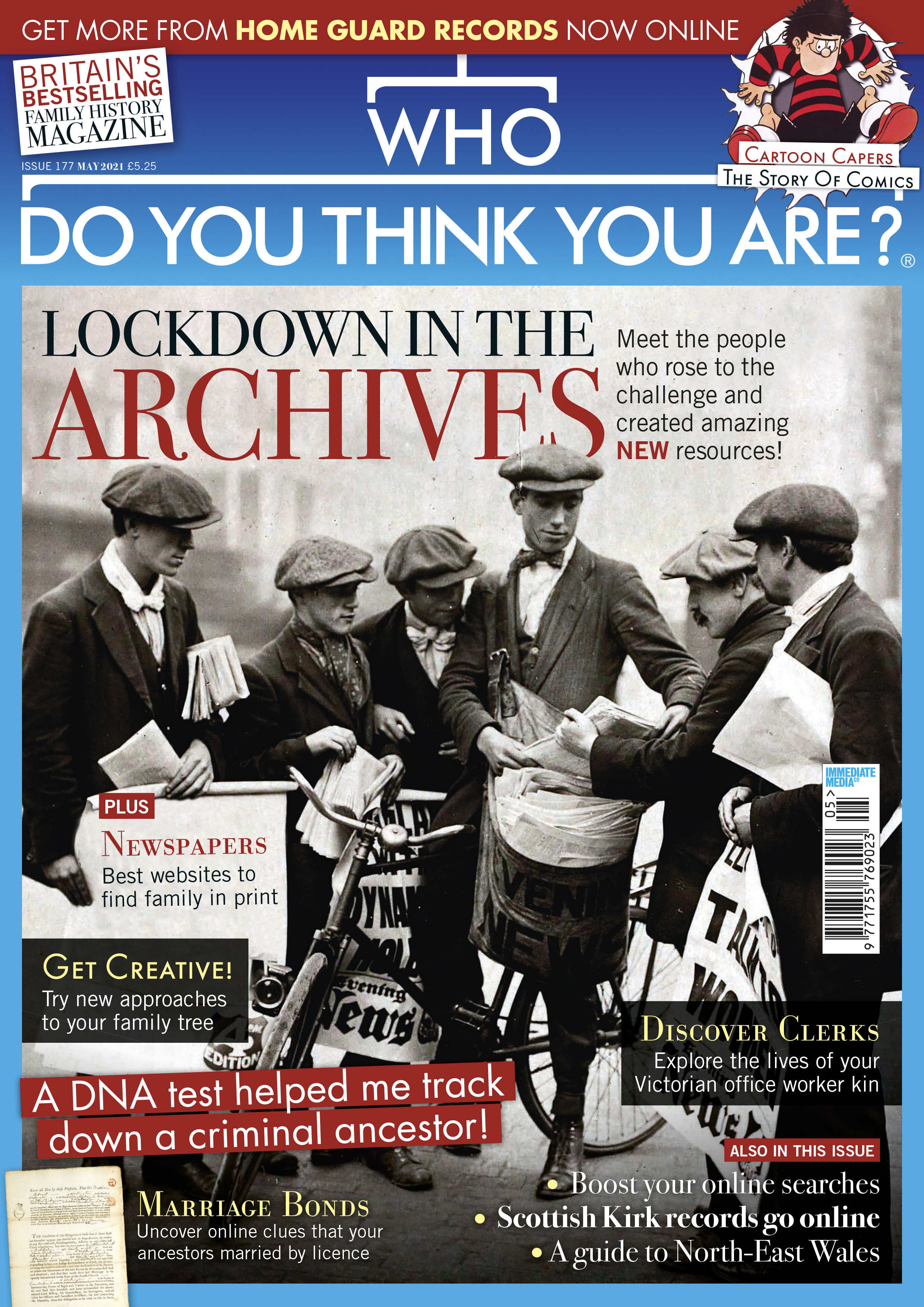 May issue Who Do You Think You Are? Magazine