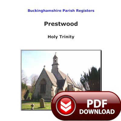 Buckinghamshire, Prestwood Parish Registers -PDF Download