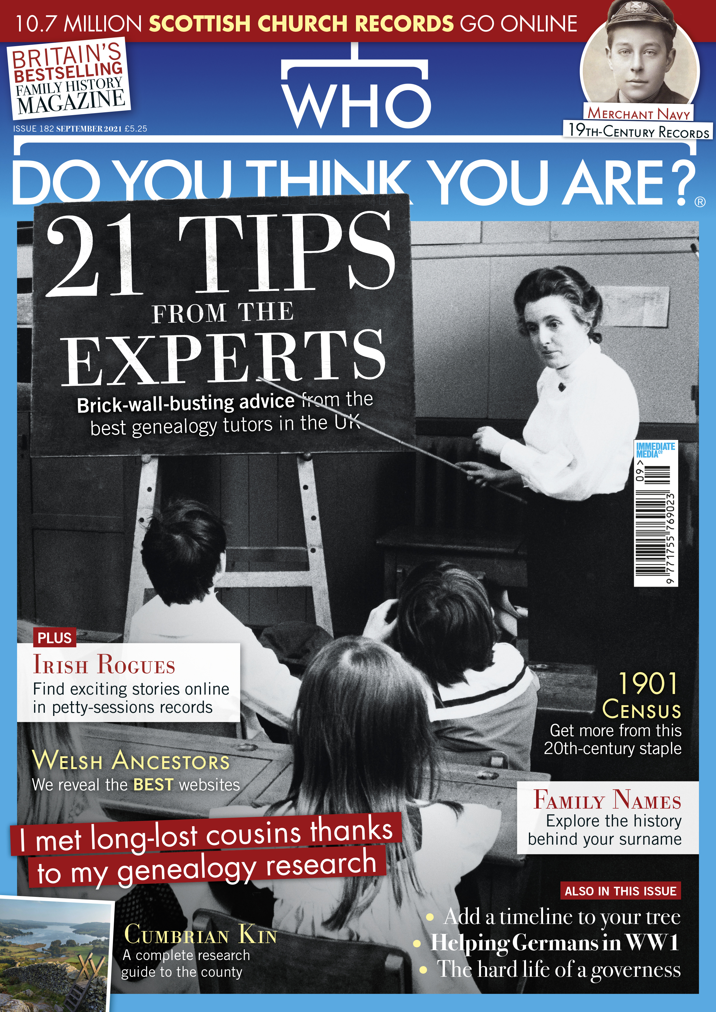 September 2021 issue, Who Do You Think You Are? Magazine